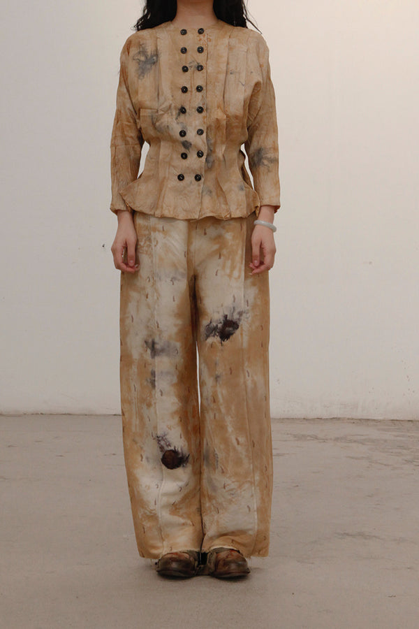 MUTEDANCE wool wide-leg trousers MD21FW24